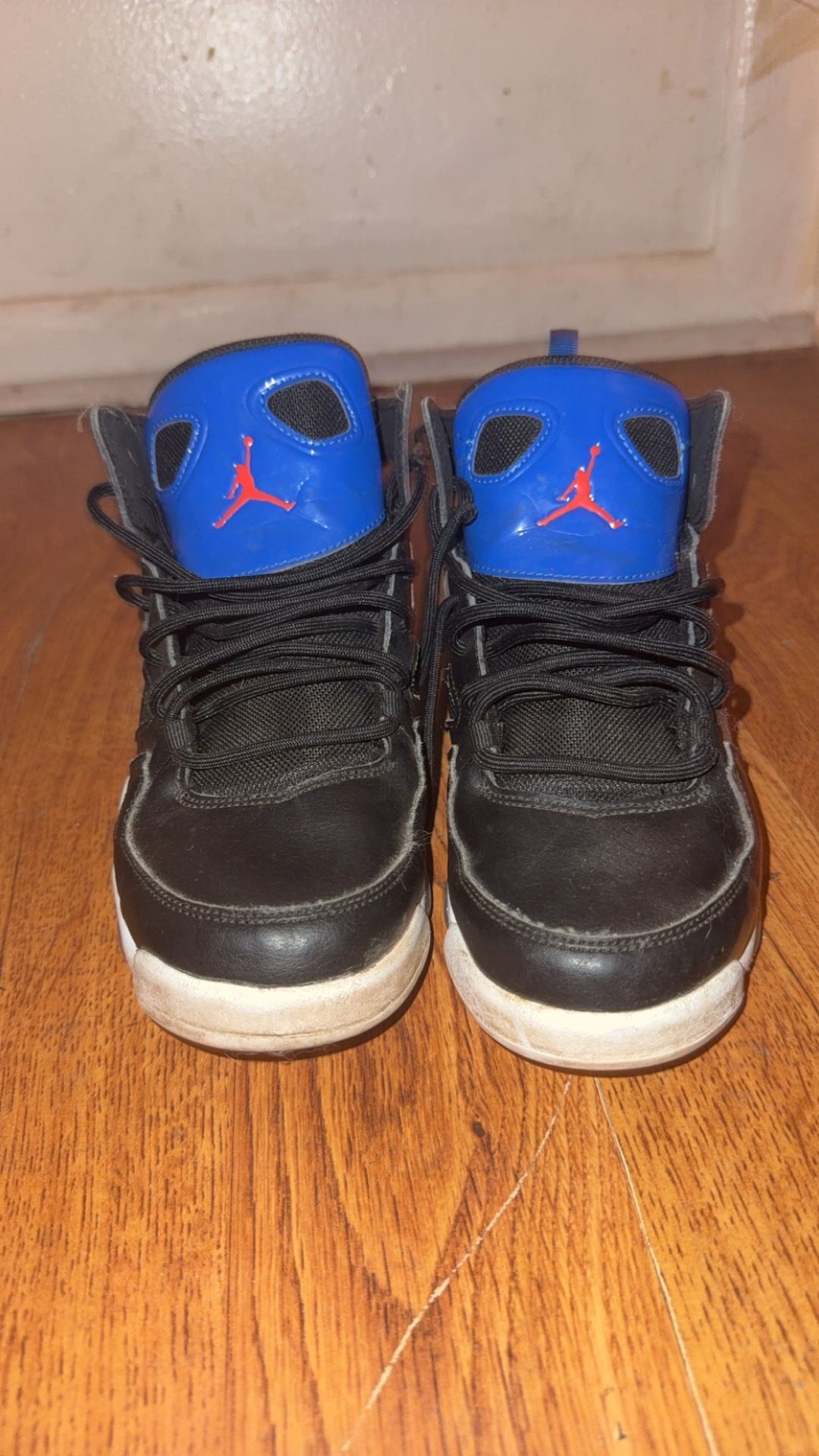 Nike Air Jordan Knicks 91 Men's Shoes Size 5.5 Black Royal Blue