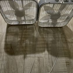 Two floor fans 