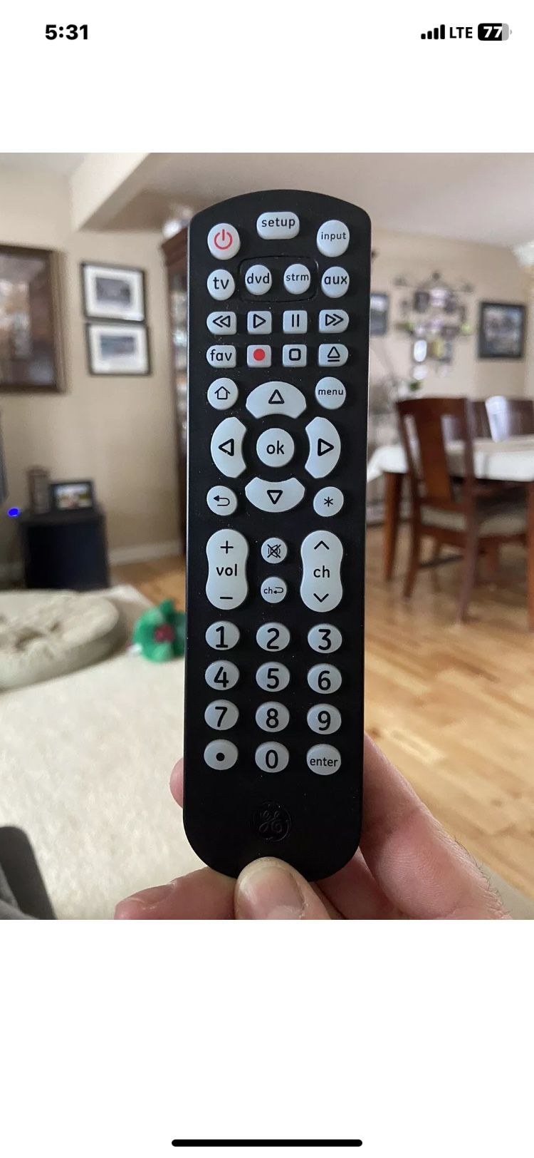 GE Pro Universal Remote 4 Device #40081-Works Perfect! Full Backlight!$5