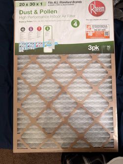 20 x 30 Air filters 3 pack