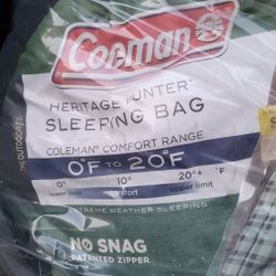Sleeping Bag Coleman 0 Degrees New