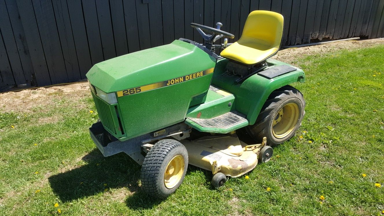 John deere online 265 mower