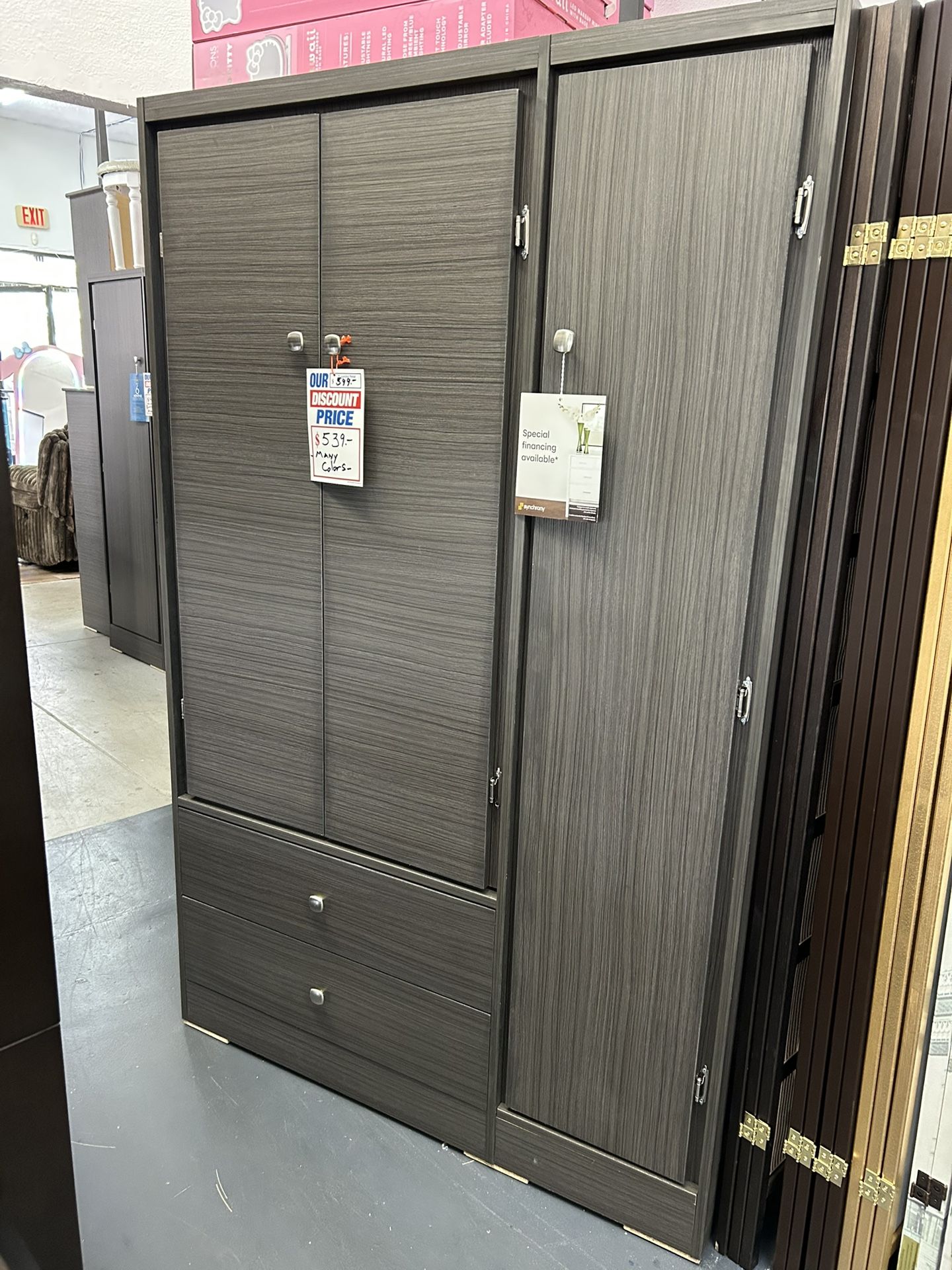 Wardrobe Armoire Closet Available In Different Colors 