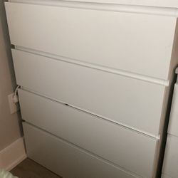 White Malm Dresser
