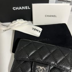 Chanel Classic Card Holder - Black (New) (Valentines Day Gift idea)