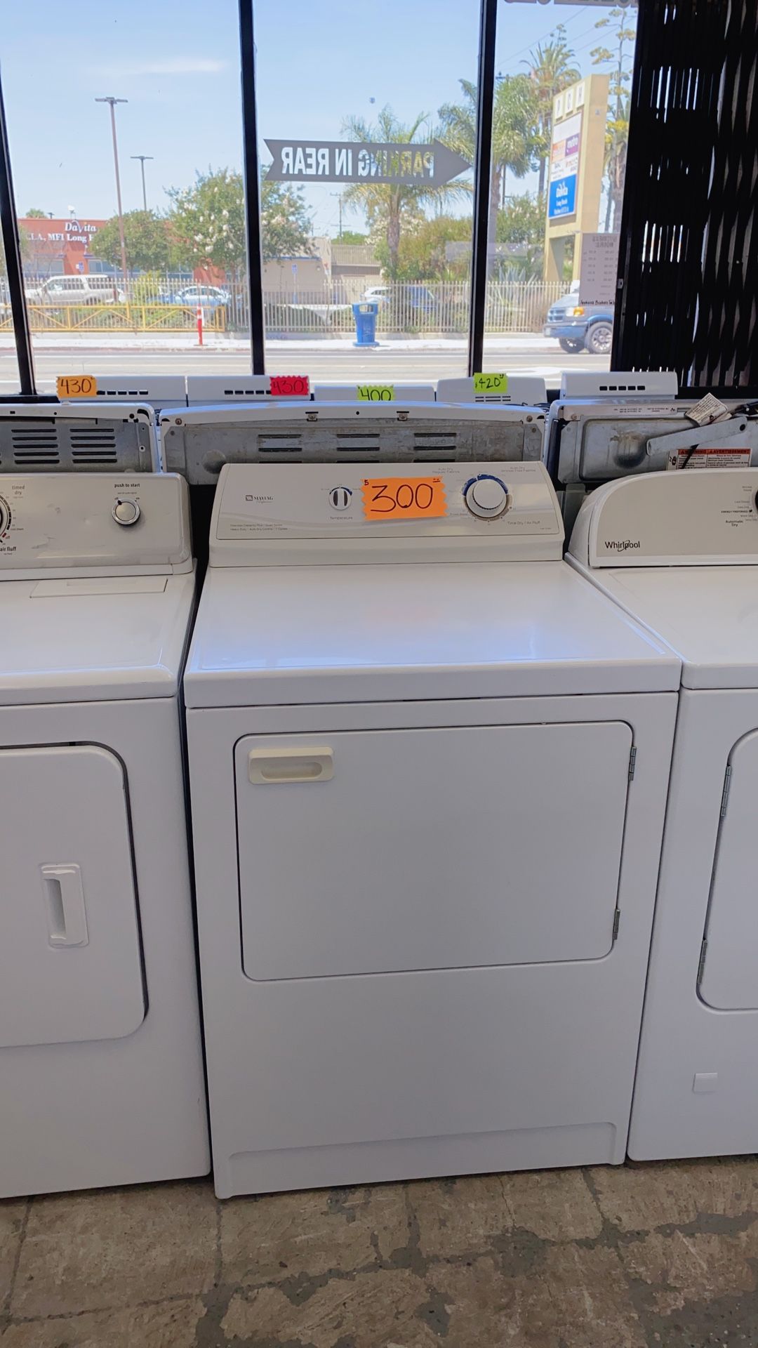 MAYTAG White Gas Dryer