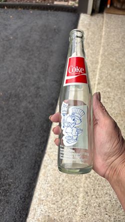 Coca-Cola bottle from the games of the 23rd Olympia Los Angeles 1984
