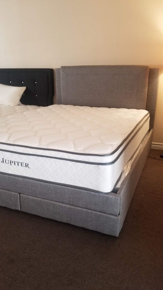 New California King Mattress and Box Set! Mattress set only new for