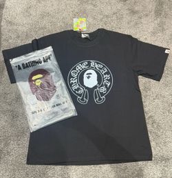 Chrome hearts collab Bape shirt