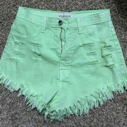 Gorgeous Mint Green Women Short Size M