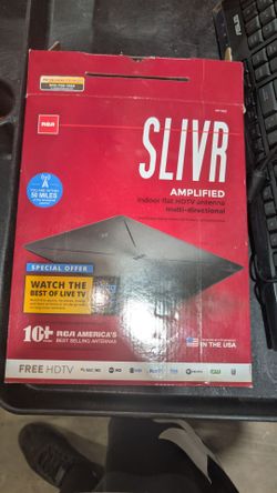 RCA Amplified Indoor HDTV Antenna Multi-Directional, 50 Mile Range