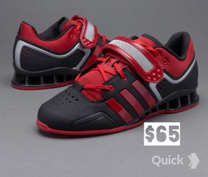 Adidas Adipower Weightlifting Powerlifting Shoes | Men's Size 7.5 | Black/ Red in San CA - OfferUp