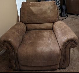 Sofa, Ottoman, and Recliner