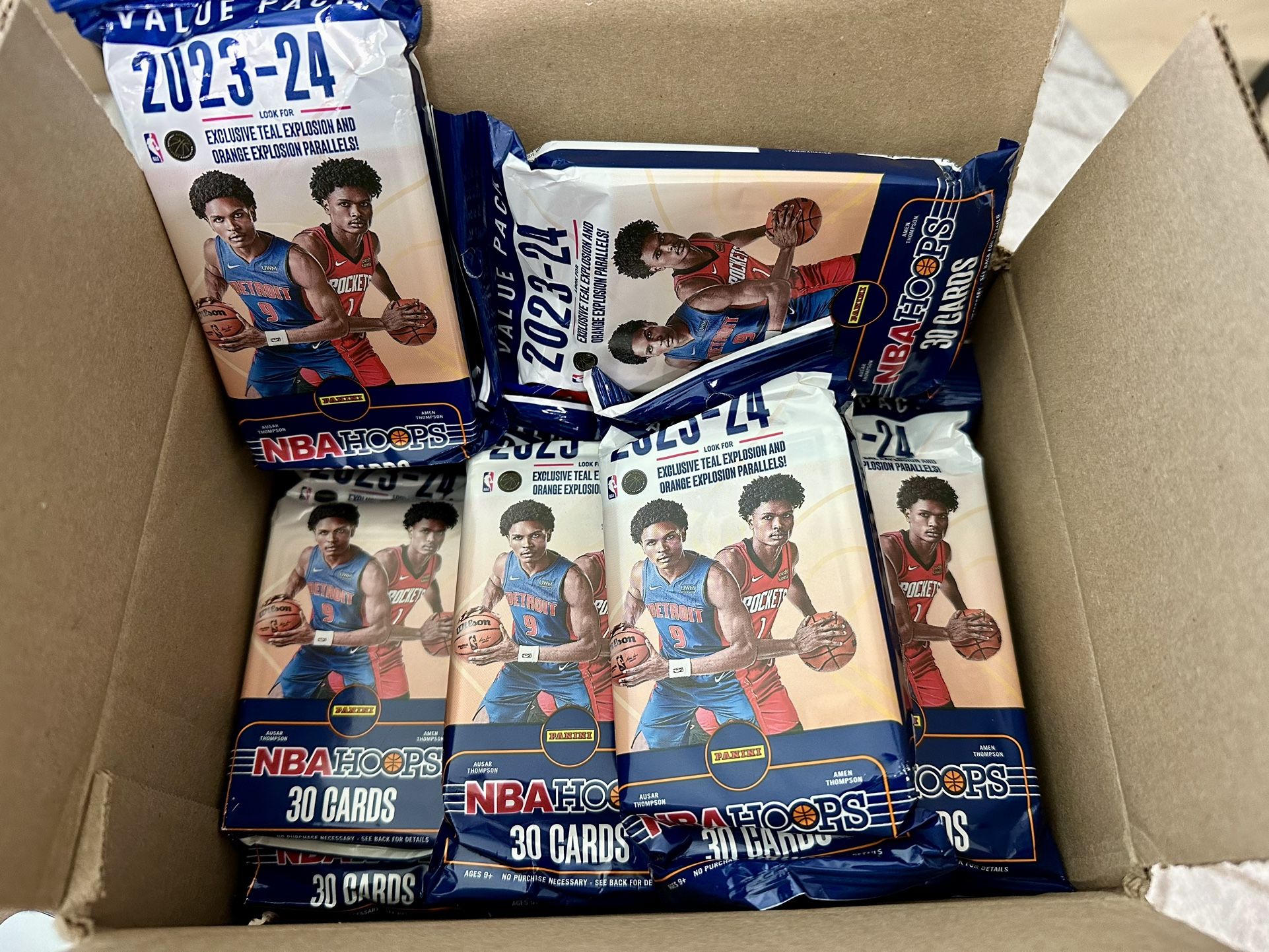 2023-24 NBA HOOPS FAT VALUE Packs