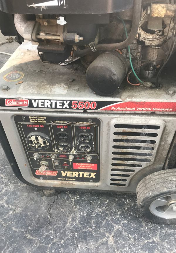 Coleman vertex 5500 generator for parts or not working for Sale in