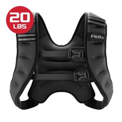 FitRx Weighted Vest Neoprene Coated Weighted Vest for Women and Men with Hook and Loop Strap, 20 lbs $24.99