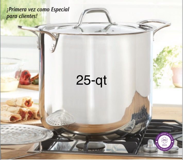 Princess House Classic 25-qt Stockpot W/ Steaming Rack