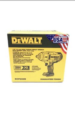 New DeWalt DCF899B 20V MAX XR BL High Torque Li-Ion 1/2" Cordless Impact Wrench