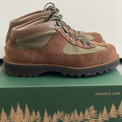 Jjjjound Danner Feather Mountain Light Boot Brown Green Size 11.5