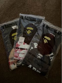 BAPE SHIRTS AND SHORTS