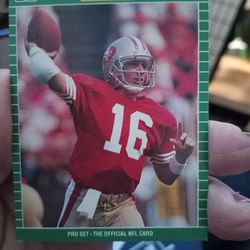 Joe Montana 381 Card
