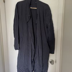 Blue Light-weight Trench Coat 