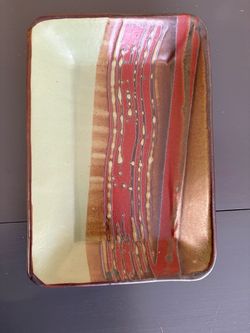 Handmade Studio Pottery Tray / Decorative Dish – $35