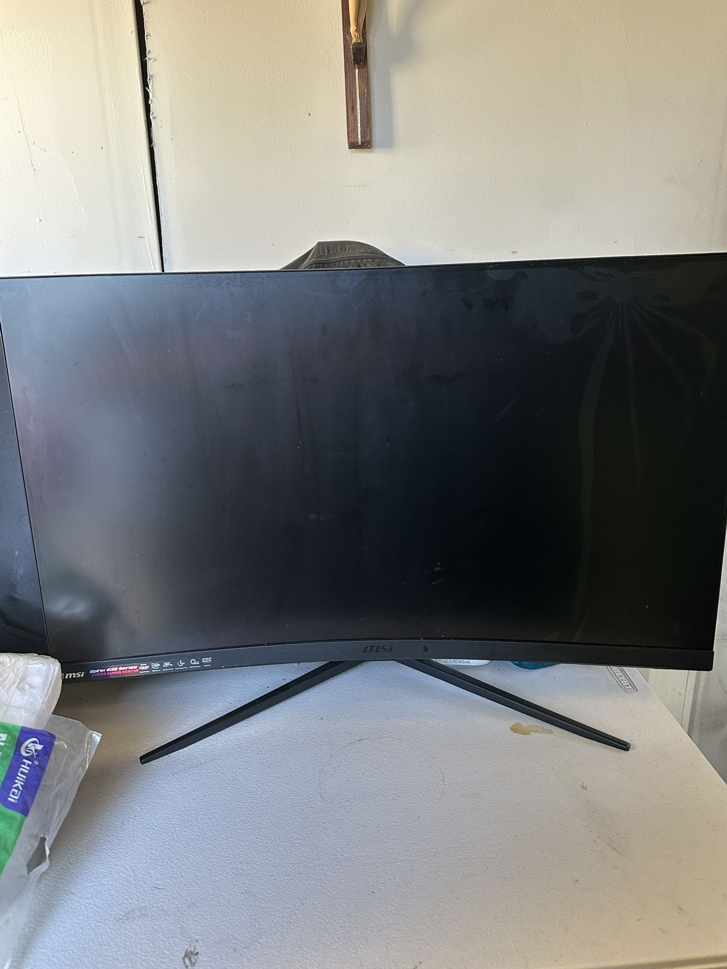 msi Optix G32C4W 32" FHD Curved Gaming Monitor, 1500R, 165Hz, 1ms, AMD FreeSync (Optix G32C4W)