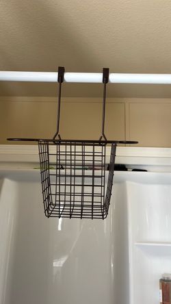 Over-the-Door Wire Storage Basket