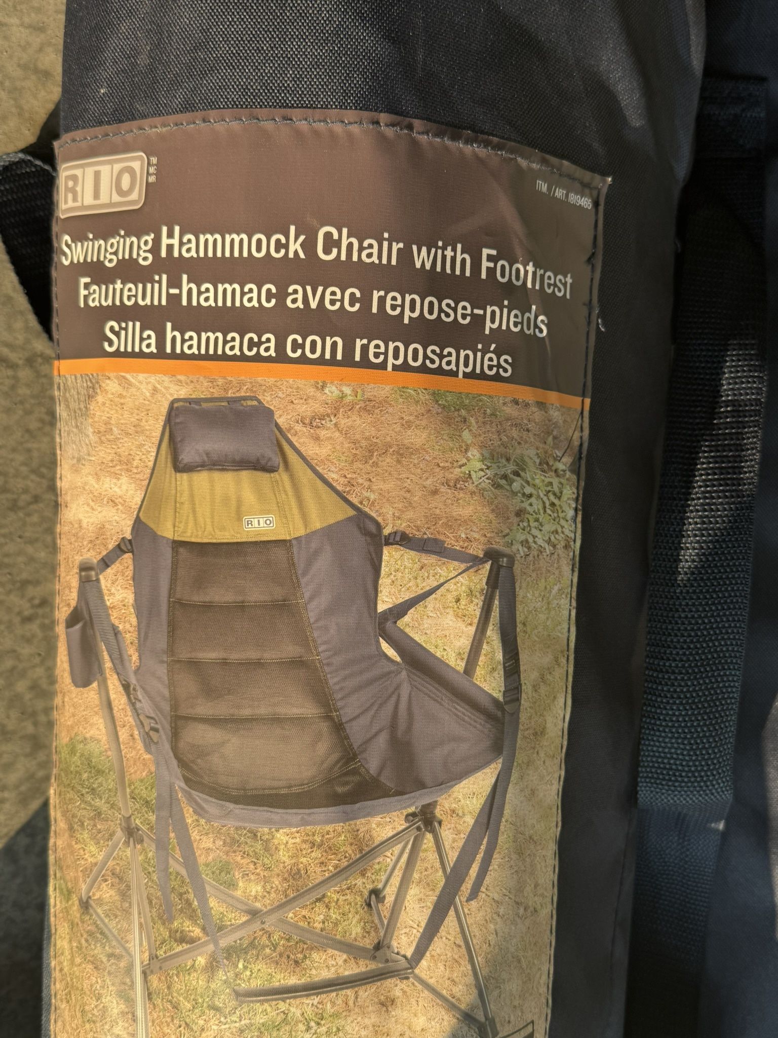 Swinging Hammock Chair with Footrest