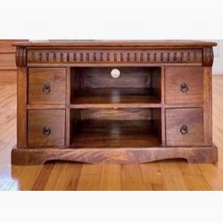 Solid Wood TV Console  Hand crafted 🌟 Please Read Description