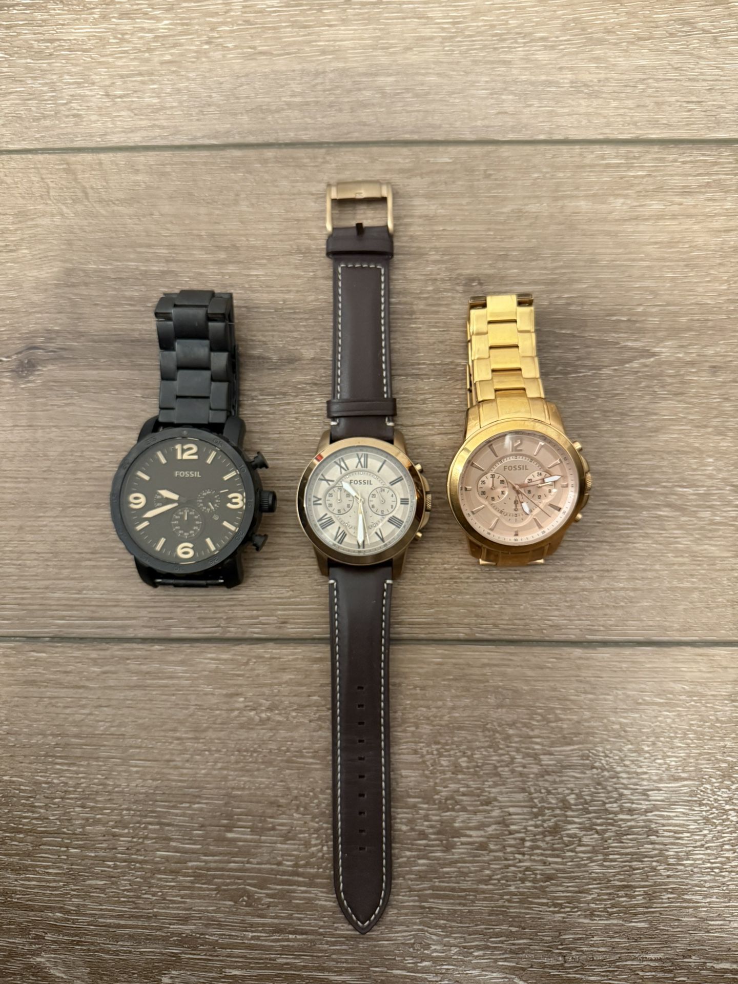 Fossil Watches In Great Condition