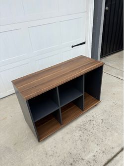Modern  cube for storage with wheels
