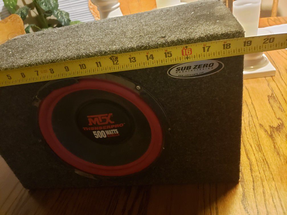 2 mtx 10 inch 500 watts speakers