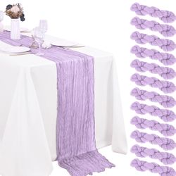 12 Lavender Table Runners