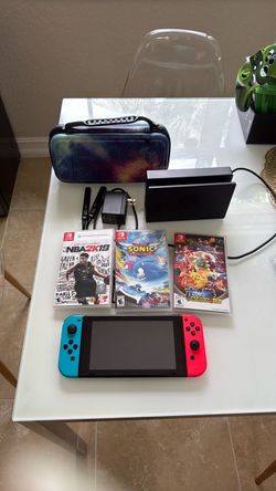 Nintendo Switch Bundle with Games and Accessories