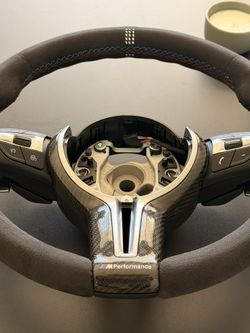 BMW M CS STEERING WHEEL ALCANTARA
