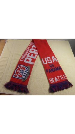 USA soccer scarf through Seattle vs Panama