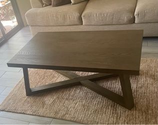 Living Spaces Wood Coffee Table