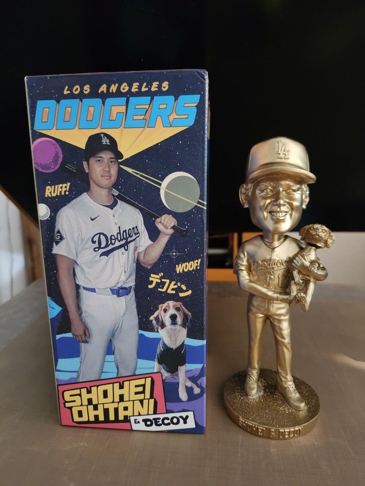 Dodgers Shohei Ohtani Gold Bobblehead