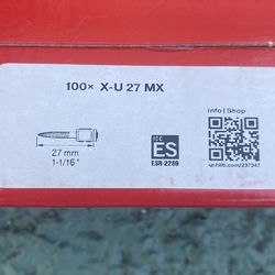 Hilti x-u 27 mx item # 237347