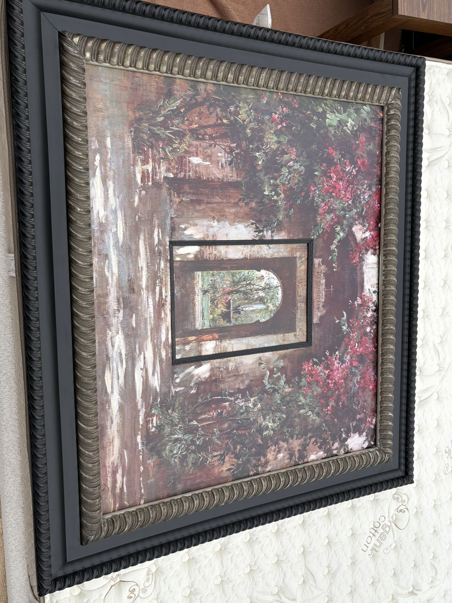 42in x36in Cyrus flowered doorway painting