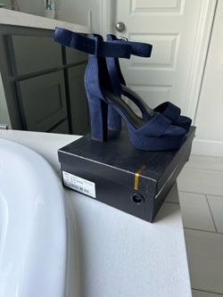 New Stylish high heels with ankle strap.