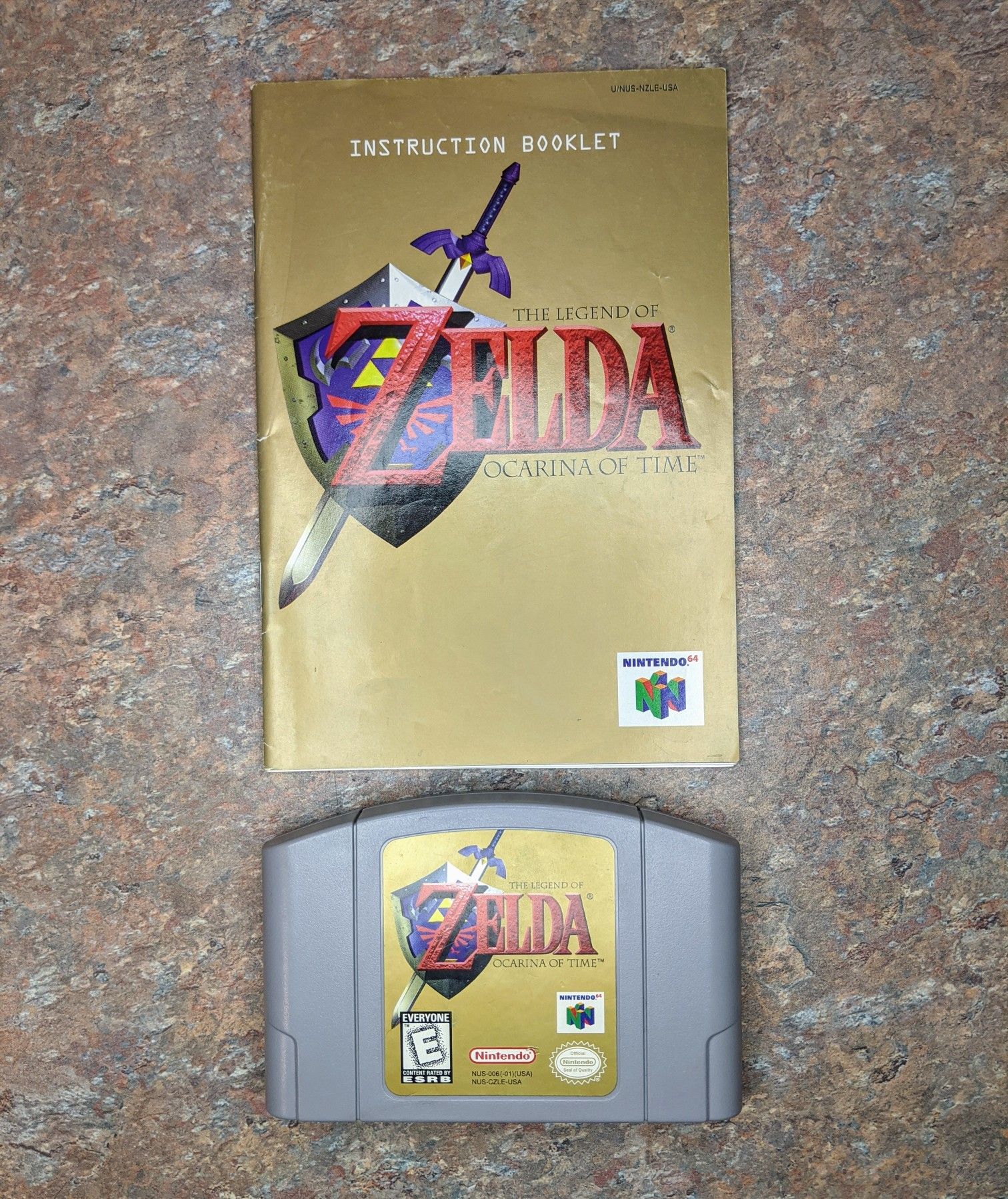 Zelda Ocarina of Time w\ Manual Nintendo 64 N64