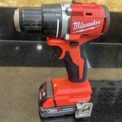 Milwaukee M18 3601-20 1/2 inch Compact Drill/Driver & M18 Battery,Milwaukee,drill/driver,milwaukee Drill,taladro,cordless Drill,18v Milwaukee Drill