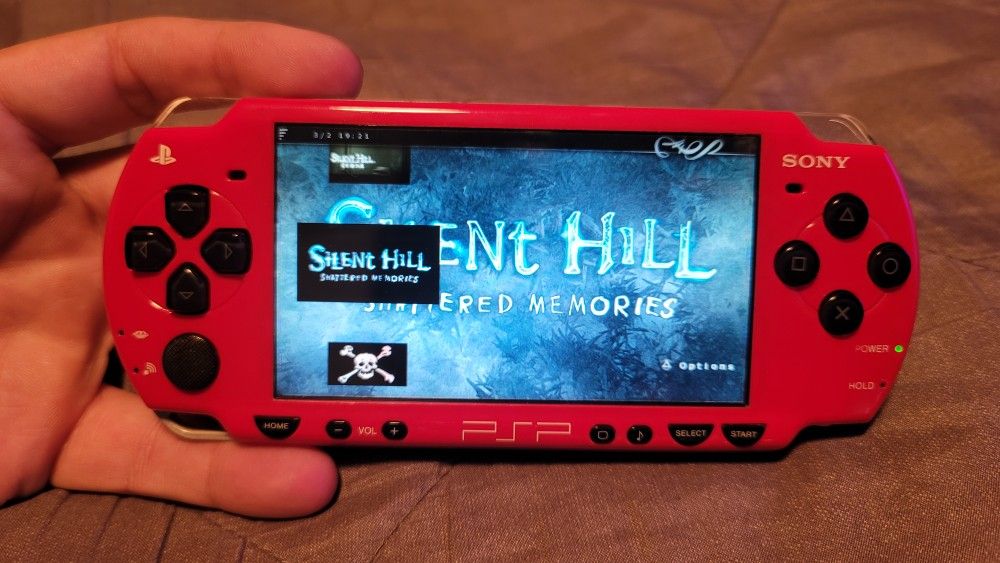 Playstation Psp 2000 Limited Edition Japanese Gundam Principality Of Zeon Mod--ded Video Game Console