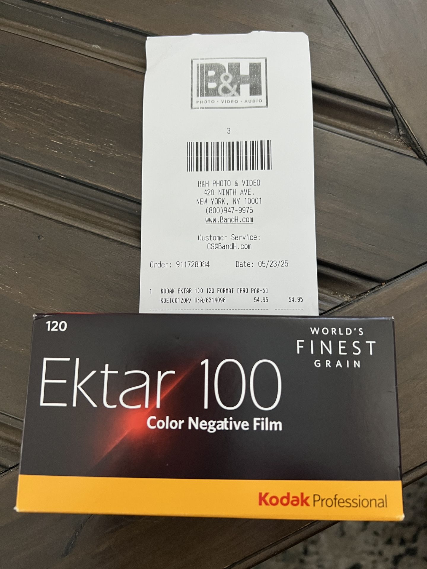 Kodak Ektar 100 Film 120 Format 5 Pack Brand New