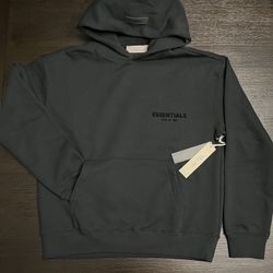 Black Essentials Hoodie
