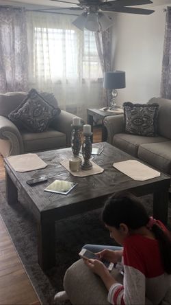 Coffee table and end tables