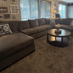 Great Big, Comfy Sectional From Living Spaces And Only 2 Years Old!